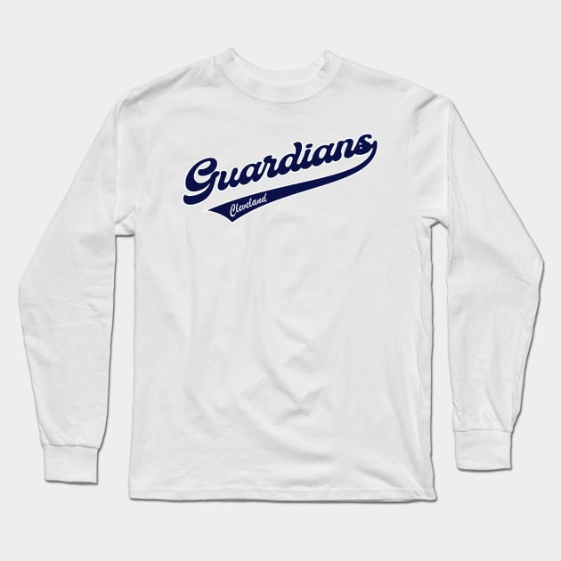 Cleveland Guardians Long Sleeve T-Shirt by Cemploex_Art